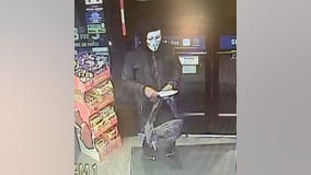 Knife-wielding masked suspect wanted in Chester County convenience store robbery