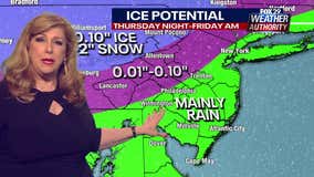 Weather Authority: Cold temperatures to return Thursday with potential for wintry mix, ice