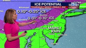 Weather Authority: Temperatures fall overnight to set stage for wintry mix on Thursday