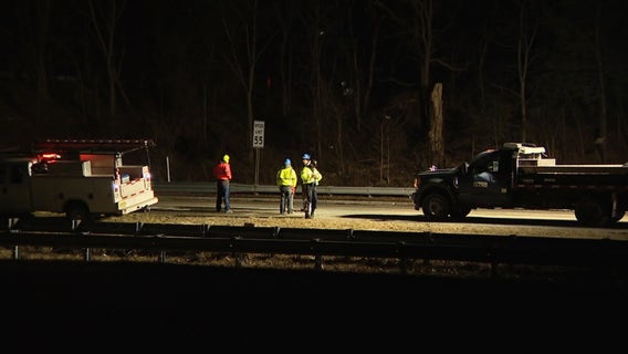 Construction worker struck by vehicle in Blackwood, police say