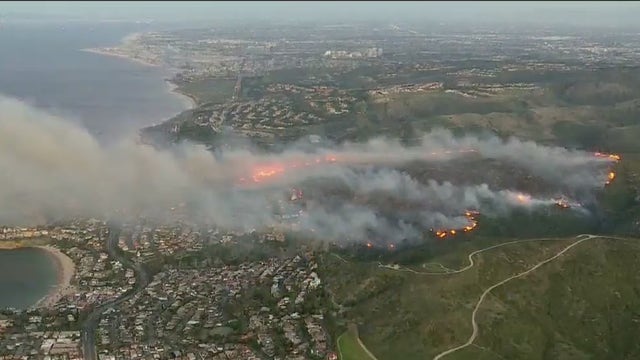 Emerald Bay fire: Crews contain fire that erupted in Laguna Beach