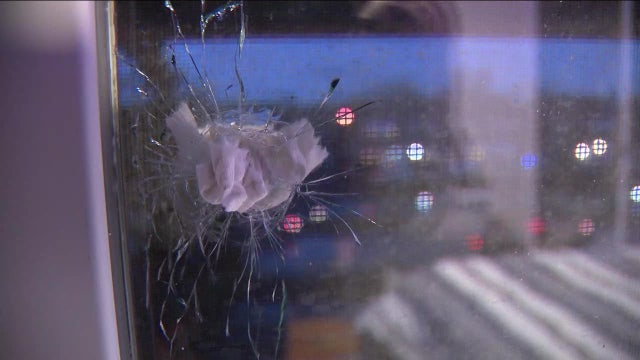 Stray bullet narrowly misses Widener University student doing homework in bedroom