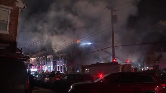 1 dead after two-alarm fire tears through multiple homes in Pottstown