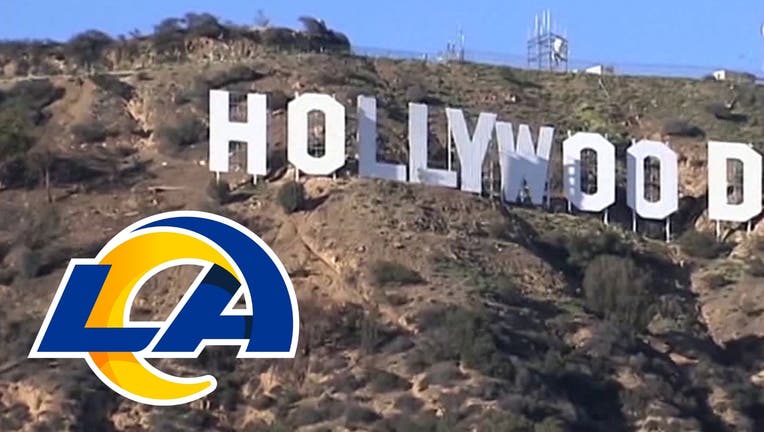 Hollywood sign makeover underway, to read: 'Rams House' in honor