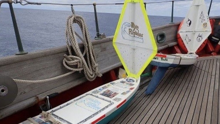 US students boat lands in Norway II