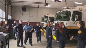 'You can do anything': Shift at Deptford Fire Department features company staffed only with women