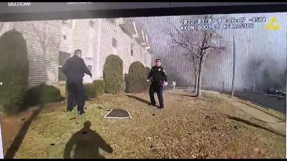 Watch: Man tosses child out apartment widow to escape fire in New Jersey