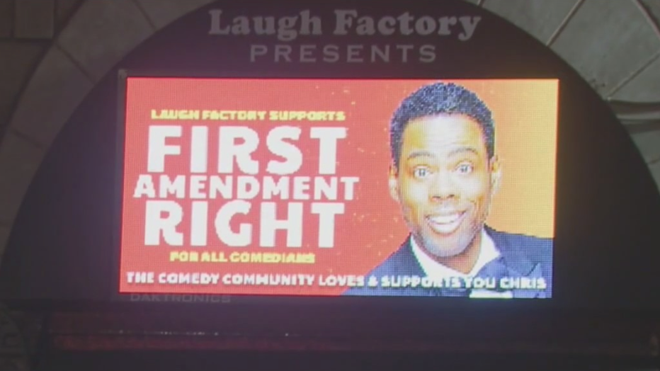 laugh factory supports chris rock