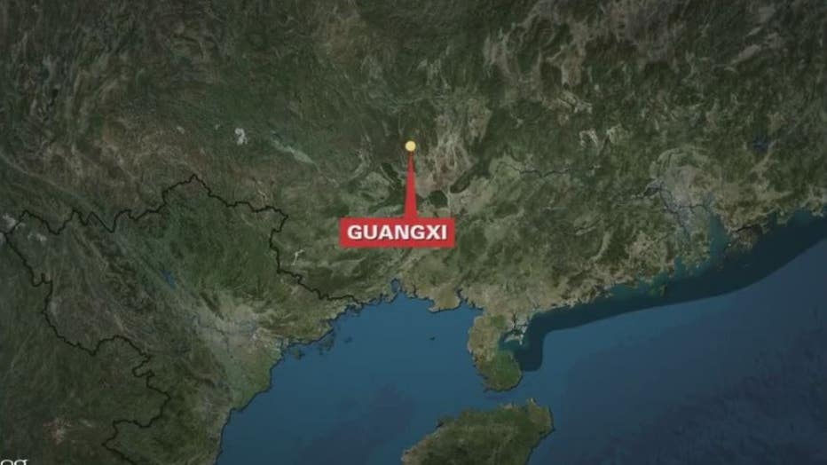 The Civil Aviation Administration of China said in a statement the crash occurred near the city of Wuzhou in Teng county. The flight was traveling from Kunming in the western province of Yunnan to the industrial center of Guangzhou along the east coast and crashed in the southern province of Guangxi.