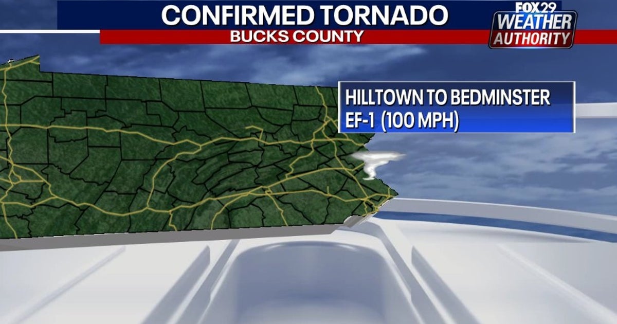EF-1 tornado touched down in Bucks County Thursday night, National ...