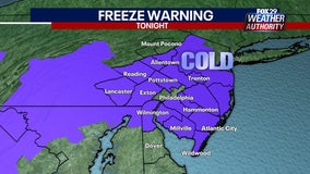 Weather Authority: Cold Thursday night, freeze warnings for most in the region