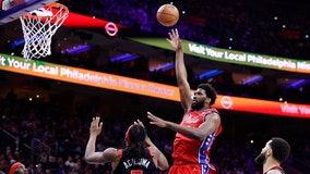 Embid scores 31 to lead Sixers to 2-0 series lead on Raptors