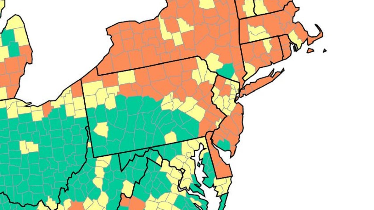 Most of Delaware Valley in CDC’s high COVID transmission category