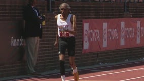 100-year-old NJ native and WWII veteran runs in Penn Relays