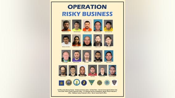 Operation Risky Business: 21 men charged in sting targeting social media child predators, NJ officials say