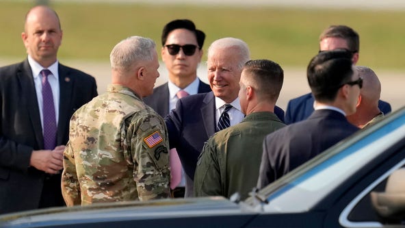 Biden begins Asia trip with focus on computer ship shortage
