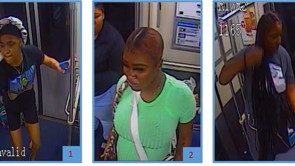 SEPTA Police ask for help identifying women in connection with assault and robbery on train