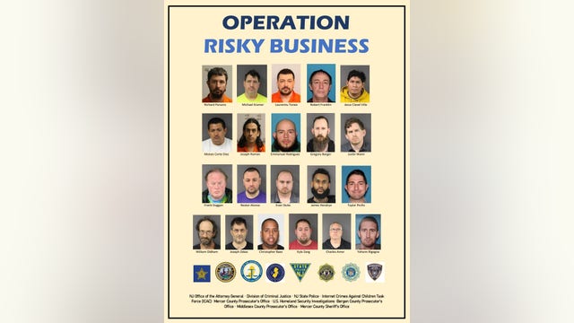 Operation Risky Business: 21 men charged in sting targeting social media child predators, NJ officials say