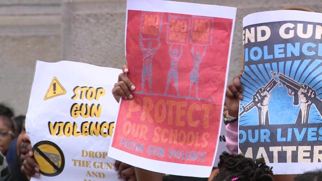 Family members of gun violence victims rally for change ahead of Mother's Day