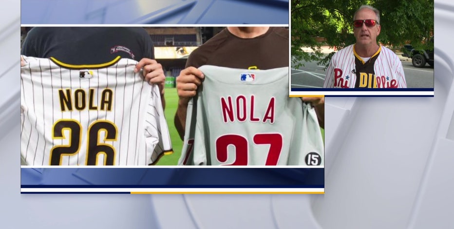 Brother Austin Nola San Diego Padres And Aaron Nola Philadelphia Phillies  Shirt - Limotees