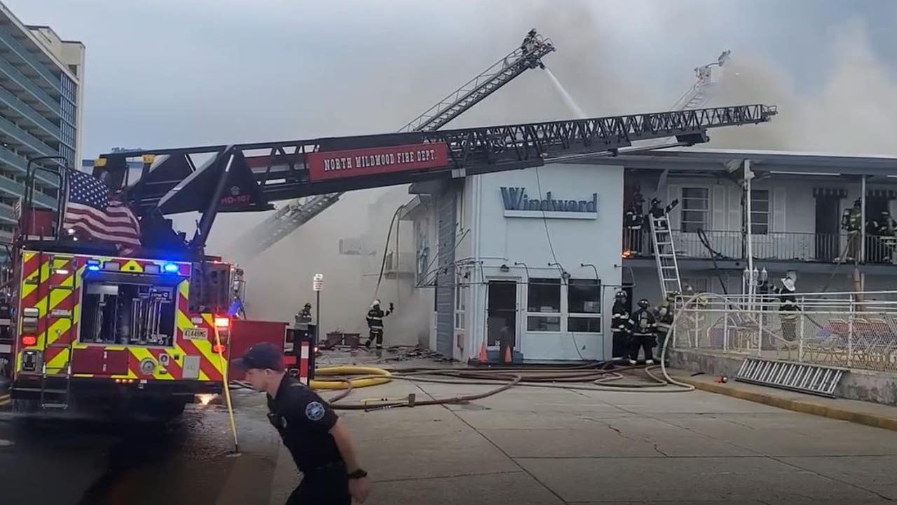Crews battle blaze after fire breaks out at Wildwood motel - Vimarsana News