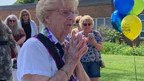 'I'll be back': 94-year-old crossing guard retires after 57 years at New Jersey school