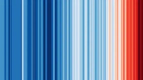 Show Your Stripes Day: How a colorful graphic raises awareness of climate change