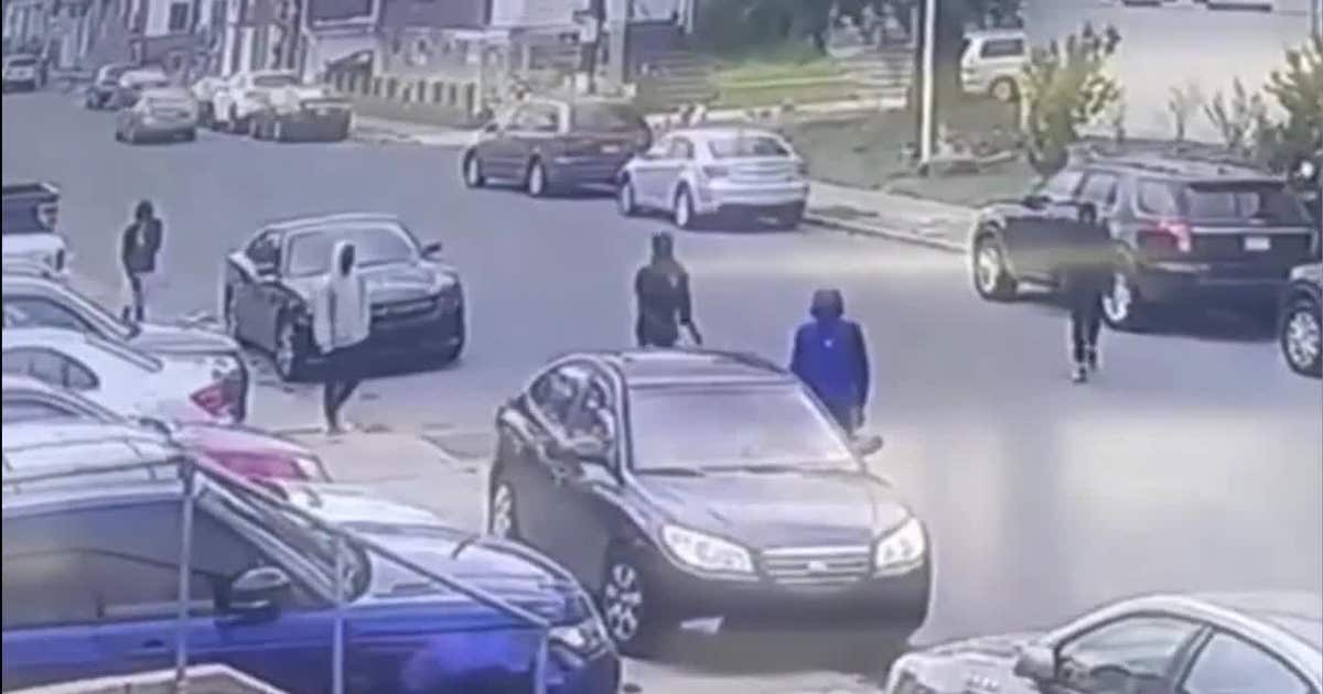 Police searching for group of teenagers caught on video attacking ...