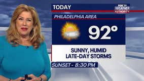Weather Authority: Tuesday to be hot, humid ahead of evening storms
