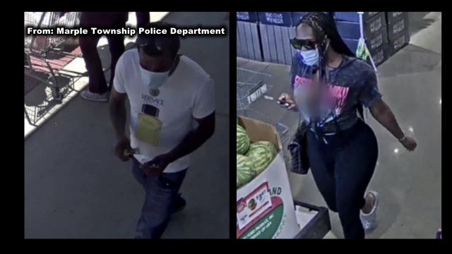 Police: Suspects allegedly stole elderly woman's wallet, bought thousands in gift cards