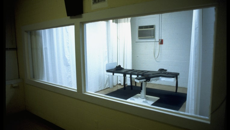 Lethal injection chamber at Angola Priso