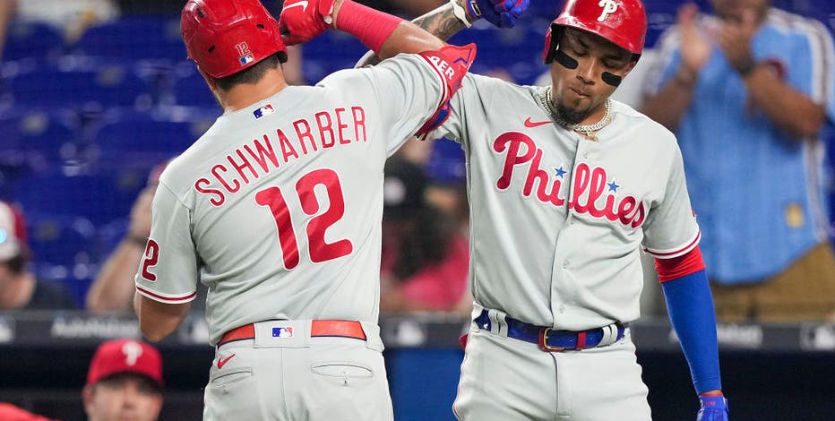 Phillies outfielder Kyle Schwarber bangs 29th homer in rout of Marlins –  Delco Times