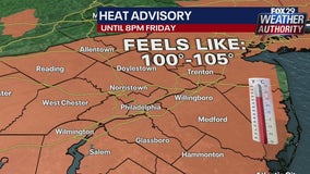 Weather Authority: Thunderstorms may bring brief relief from Delaware Valley heat