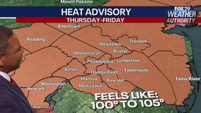 Weather Authority: Warm, steamy Wednesday night leads to possible 4th heat wave Thursday