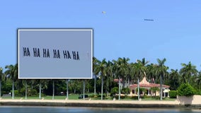 Plane flies over Trump's Mar-a-Lago estate with 'ha ha ha ha ha' banner