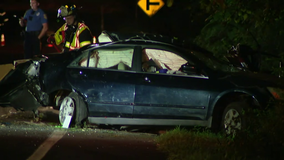 Driver ejected after hitting tree across from church in Camden County car crash, police say