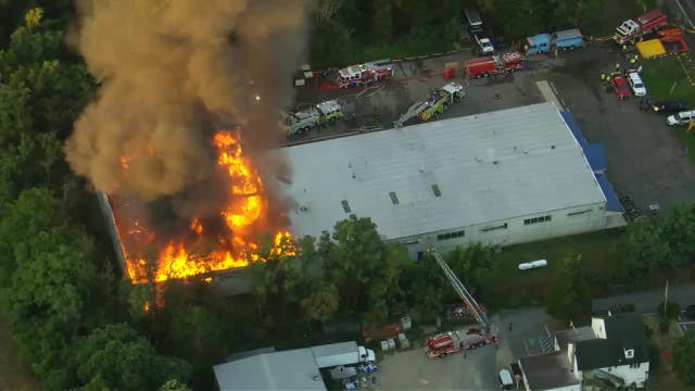 Crews put out huge blaze at NJ motorsport shop with nearly 100 motorcycles, ATVs inside