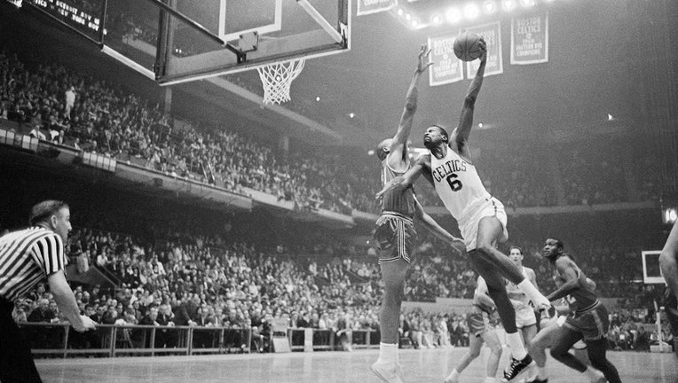 Bill Russell's No. 6 being retired across NBA, a 1st for league