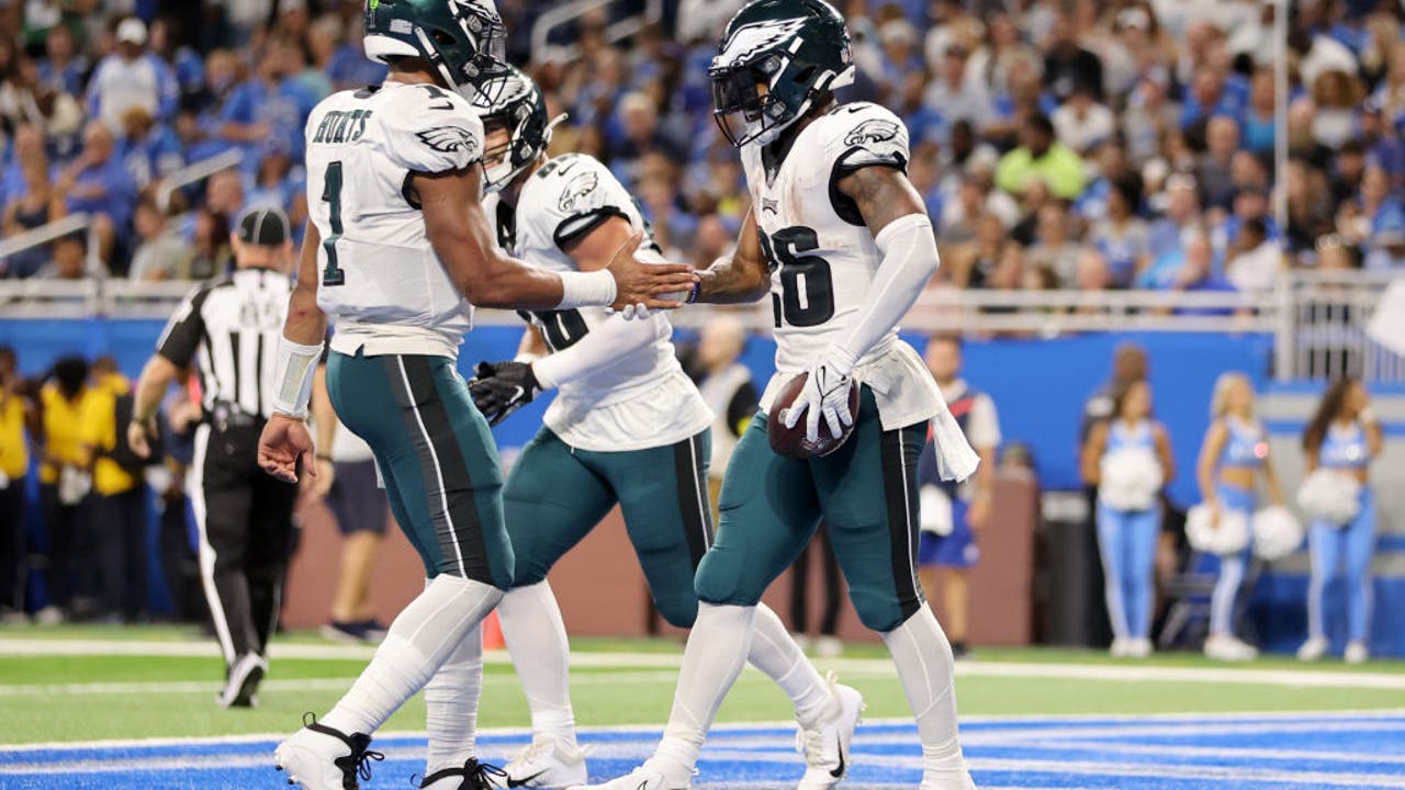 NFL roundup: Jalen Hurts, Eagles too much for Lions in opener, 38-35