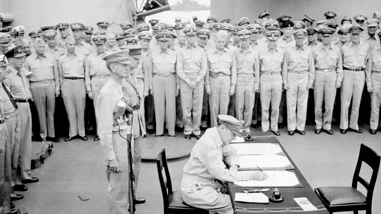 On this day in history, Sept. 2, 1945, World War II ends as Japan
