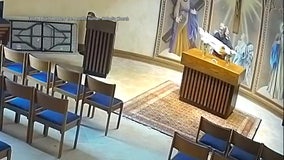 Caught on Camera: Rare religious statue stolen from the alter of Camden County church