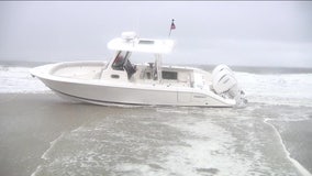 'Very treacherous': Fishing boat gets grounded in Ocean City while on its way to AC boat show