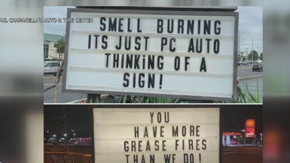 Good-natured battle in Wilmington has businesses poking fun at each other in a war of words