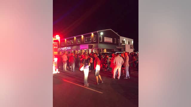 Crowds evacuated as second floor caves in at Ocean County bar, fire officials say