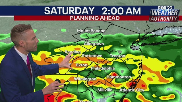 Weather Authority: Remnants of Ian move into the Delaware Valley, bringing heavy rain Friday night
