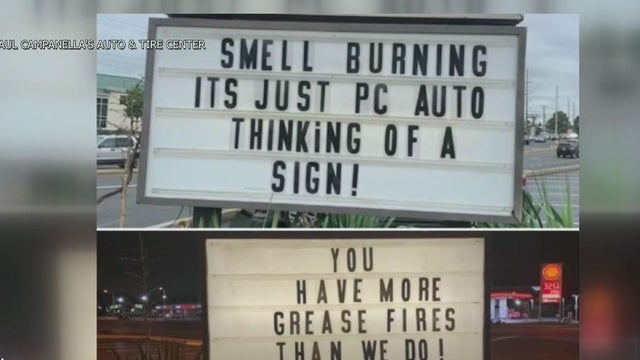 Good-natured battle in Wilmington has businesses poking fun at each other in a war of words