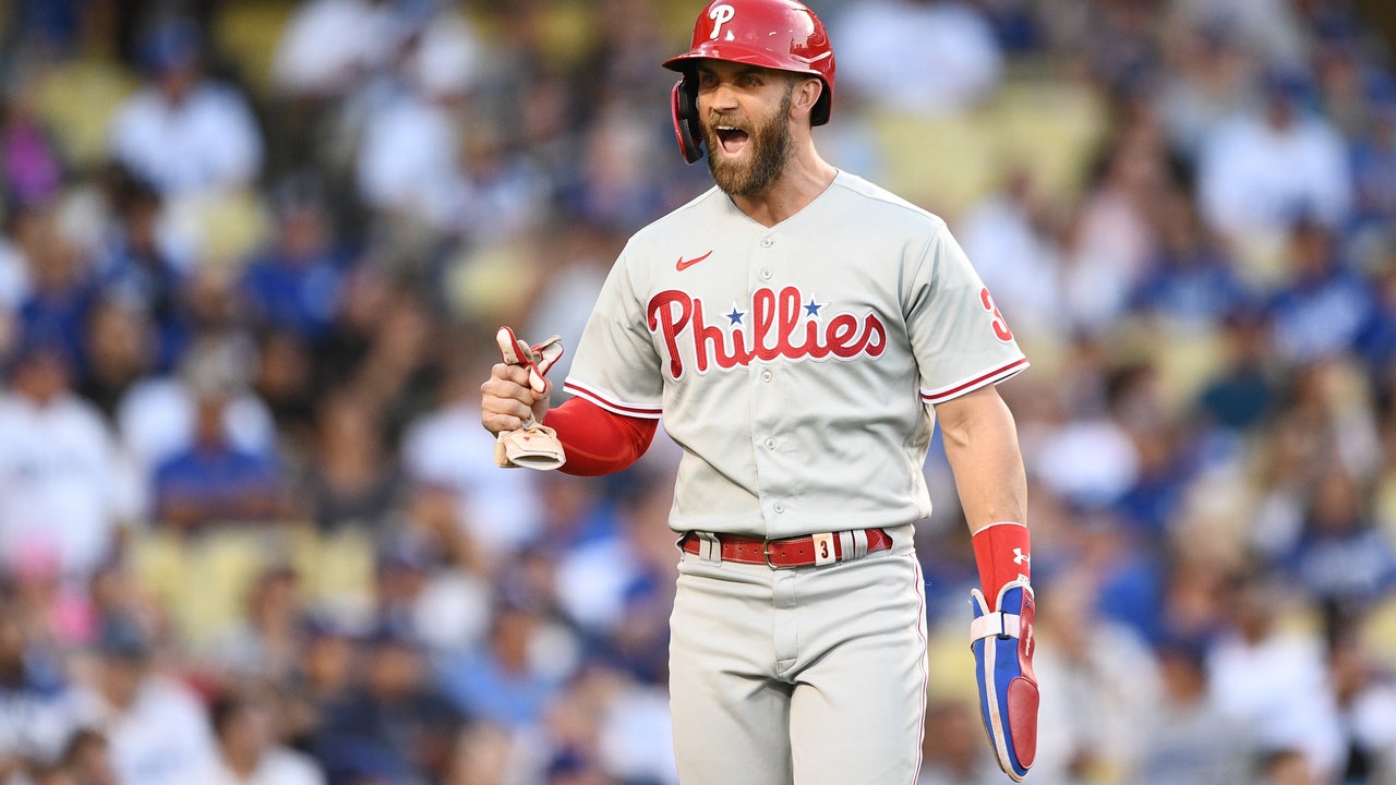 Harper, Machado tangle in wild-card NLCS between Phils, Padres - WHYY