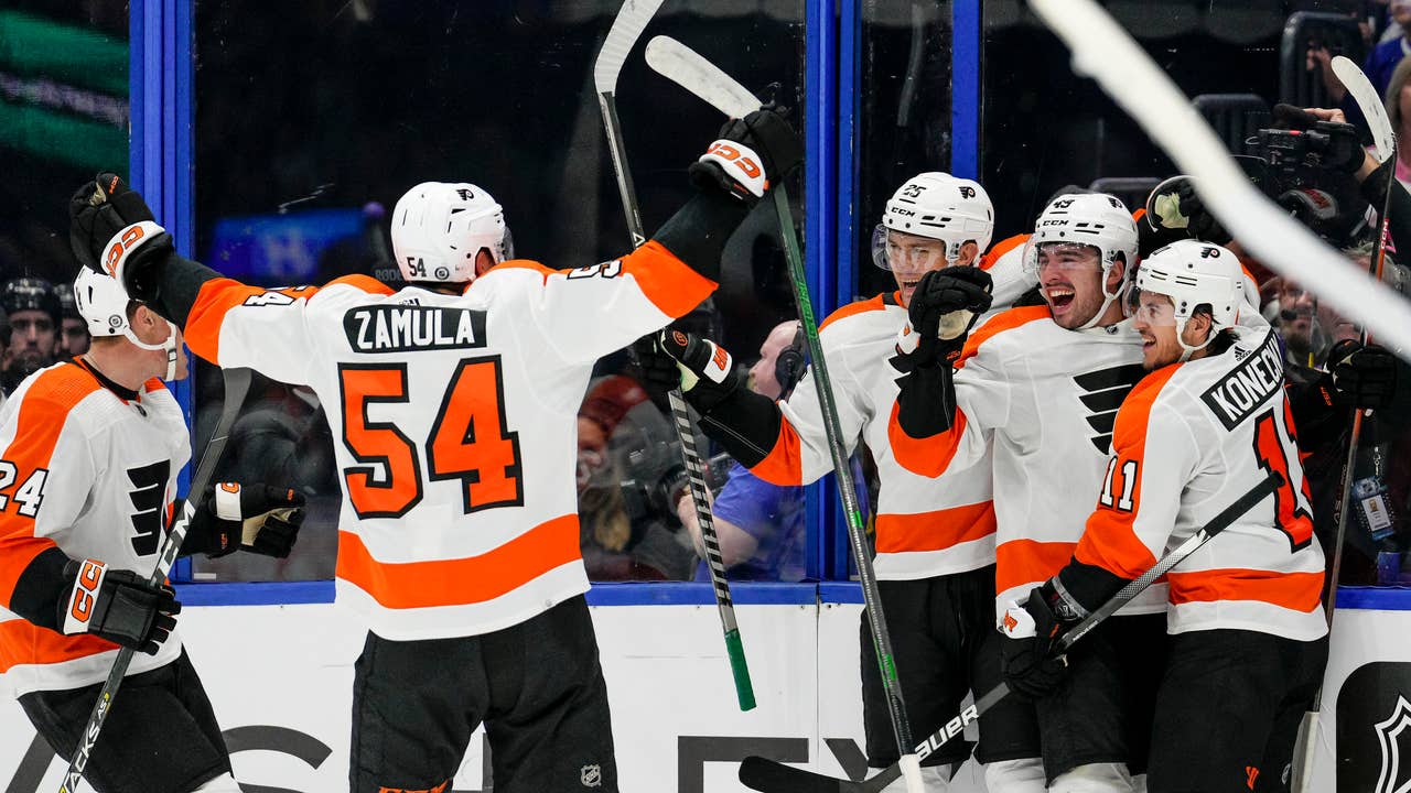 Flyers lose third straight, blown out by Seattle, 6-2