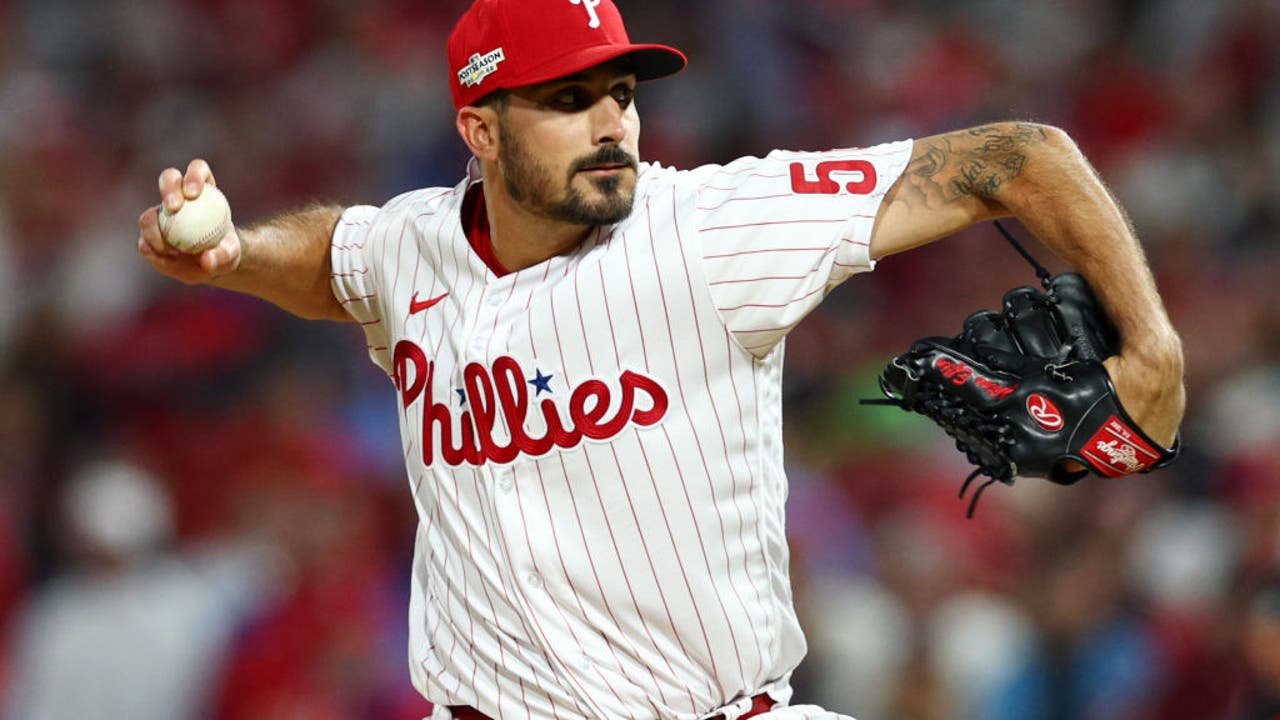 Double congratulations: Phillies pitcher Zach Eflin, wife announce they are  expecting twins after NLCS win