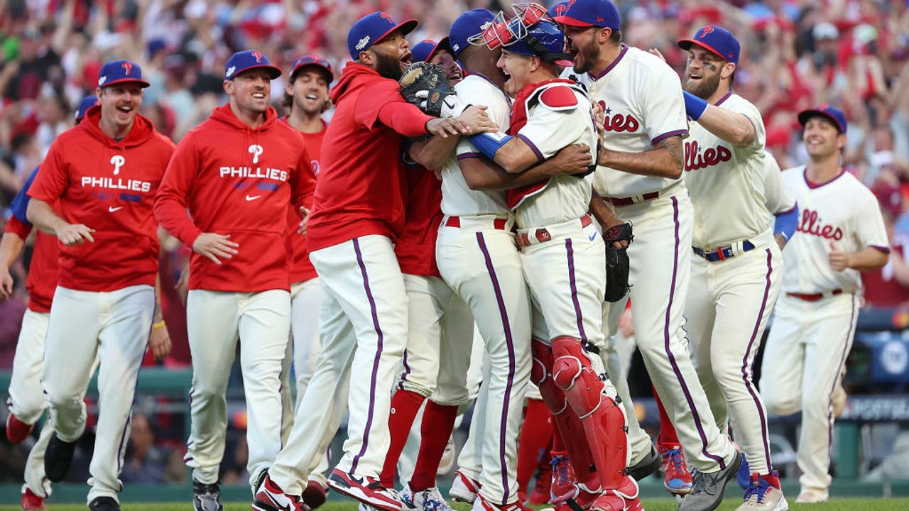 Marsh Madness! Phillies beat Braves 8-3 in Game 4, move on to NLCS